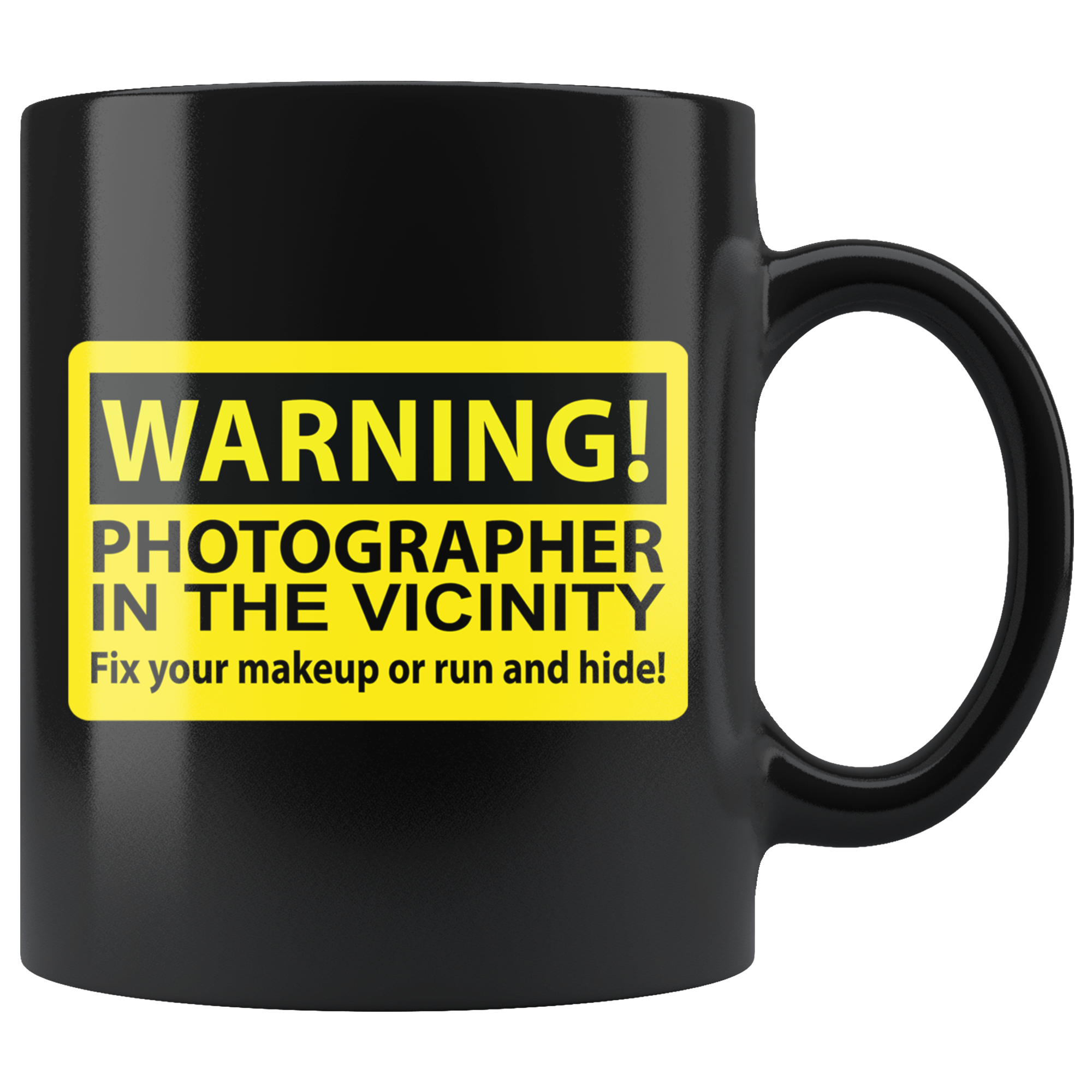 Warning-Photographer in the Vicinity Mug