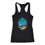 Guam Color Seal with Stars Racerback Tank