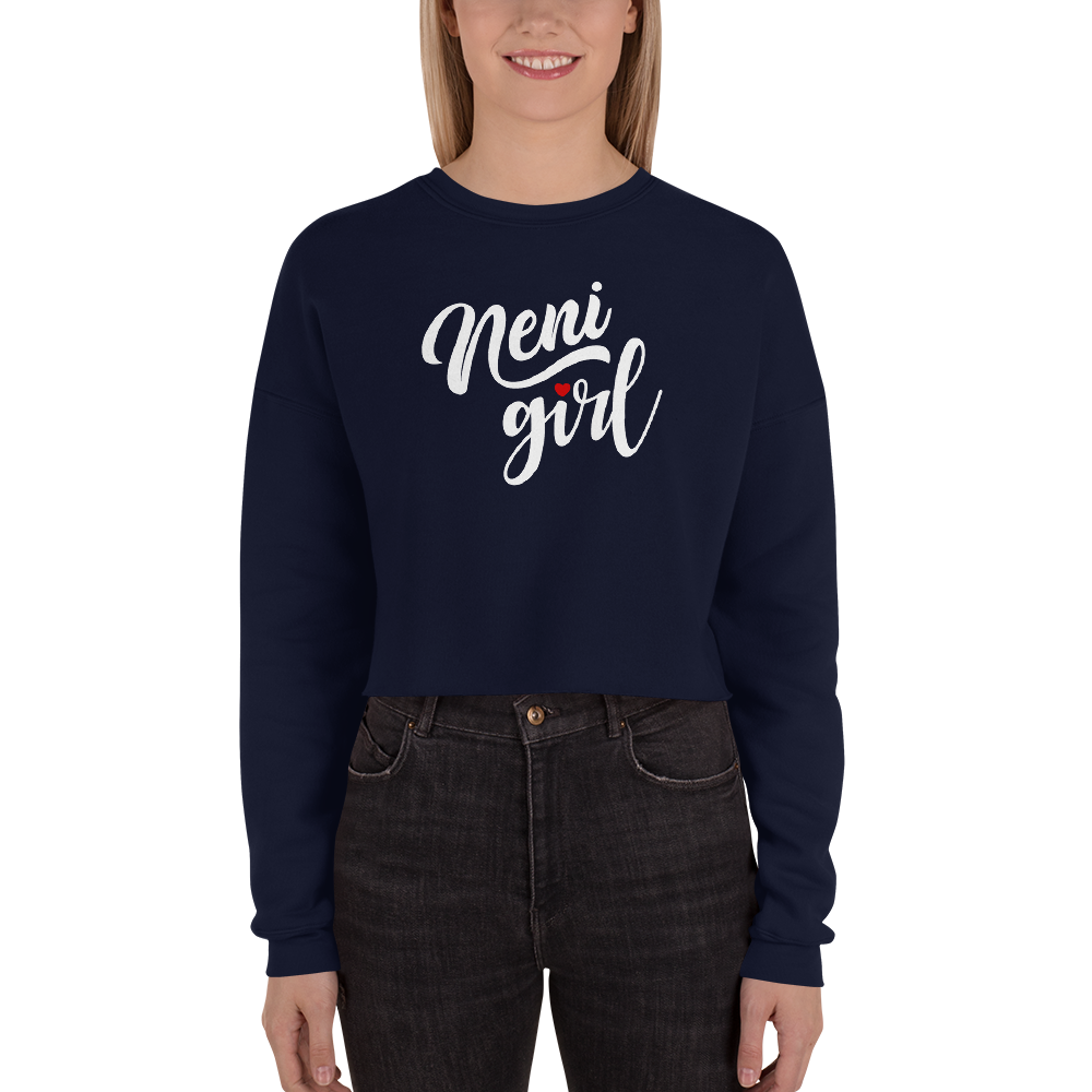 Neni Girl with GuStars back Crop Sweatshirt