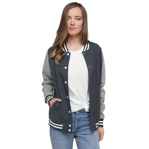 Guam Color Seal with Stars-women's Letterman Jacket