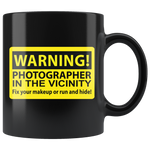 Warning-Photographer in the Vicinity Mug